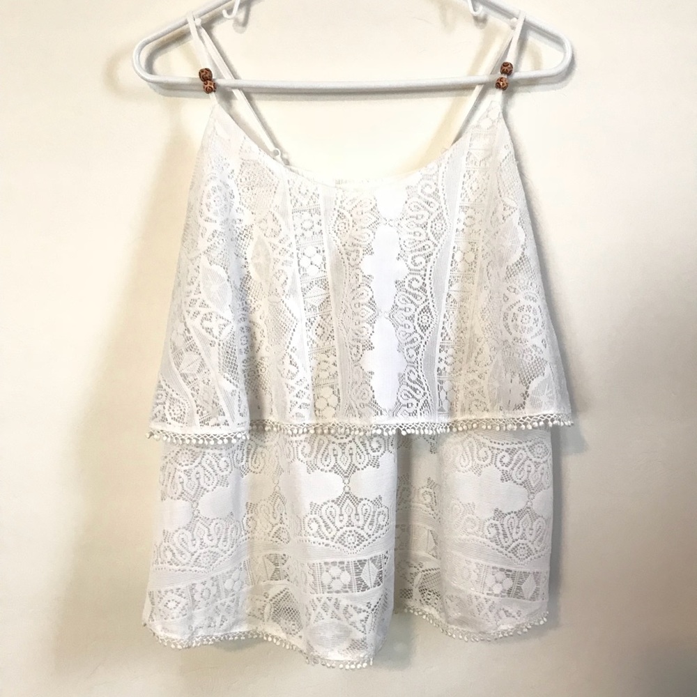 Boho Top with Beaded Straps from Francesca’s